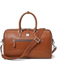 Aspinal of London - Leather Connaught Flight Holdall Bag - Lyst