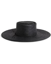 Eleventy - Straw Woven Hat - Lyst