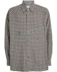 WOOYOUNGMI - Cotton-Wool Check Shirt - Lyst