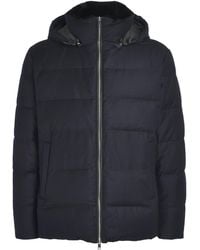 Yves Salomon - Down Wool-Silk Hooded Parka - Lyst