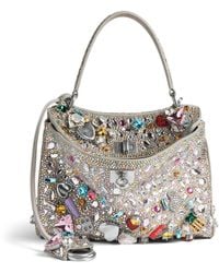 Balenciaga - Mini Suede Embellished Rodeo Top-Handle Bag - Lyst