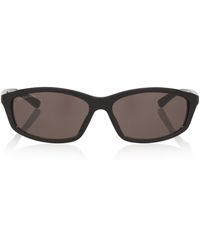 Balenciaga - Acetate Bb0401S Rectangular Sunglasses - Lyst