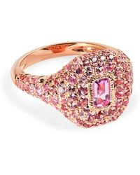 SHAY - And Sapphire New Modern Pinky Ring - Lyst