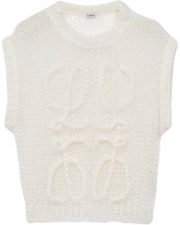 Loewe - Anagram Short-sleeved Sweater - Lyst