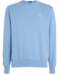 Polo Ralph Lauren - Cotton Loopback Fleece Sweatshirt - Lyst