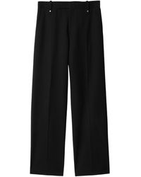 Burberry - Wool-blend Tailored Trousers - Lyst