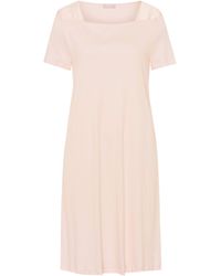 Hanro - Cotton Short-sleeve Emma Nightdress - Lyst