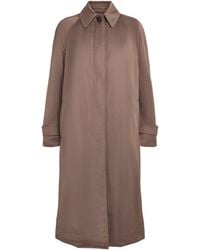 Vince - Satin Trench Coat - Lyst