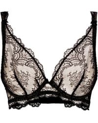 Aubade - Lace Plunge Triangle Bra - Lyst