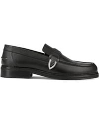 The Kooples - Leather Buckle Loafers - Lyst