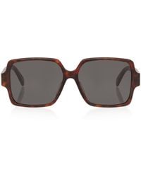 Celine - Tortoiseshell Triomphe Cl40316U Square Sunglasses - Lyst