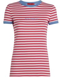 MAX&Co. - Striped Logo T-shirt - Lyst