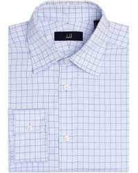 dunhill - Cotton Check Shirt - Lyst