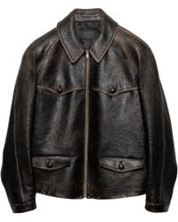 Prada - Zipped Jacket - Lyst