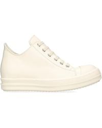 Rick Owens - Leather Low-Top Sneakers - Lyst