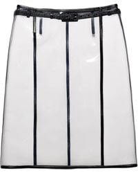 Tom Ford - Plastic Leather-Trim Mini Skirt - Lyst