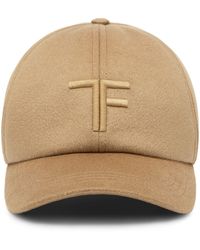 Tom Ford - Suede Logo Baseball Cap - Lyst