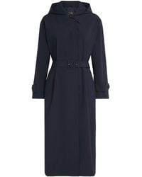 Maje - Rhinestone-Detail Trench Coat - Lyst