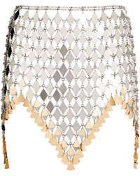 Rabanne - Embellished Mini Skirt - Lyst