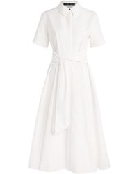 Toccin - Cotton Poplin Megan Midi Shirt Dress - Lyst