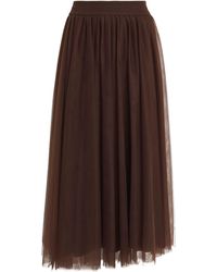 Fabiana Filippi - Tulle Maxi Skirt - Lyst