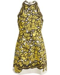 ALÉMAIS - Hemp Printed Mona Mini Dress - Lyst