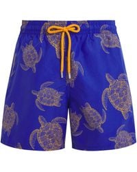 Vilebrequin - Turtle Print Moorea Swim Shorts - Lyst