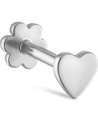Maria Tash - Heart Threaded Stud Earring - Lyst