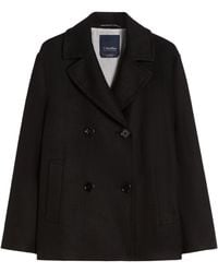 Max Mara - Linen-Blend Double-Breasted Arco Jacket - Lyst