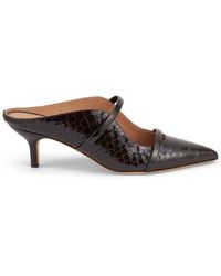 Malone Souliers - Embossed Leather Maureen Mules 45 - Lyst