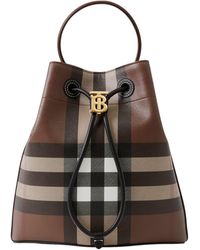 Burberry - Small Tb Bucket Bag - Lyst