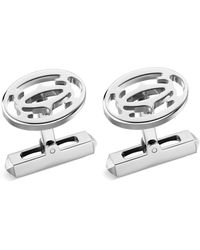 Cartier - Sterling Double C De Cufflinks - Lyst