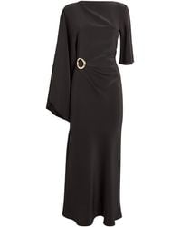 JOSEPH - Satin Gathered Joya Maxi Dress - Lyst