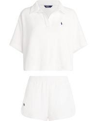 Polo Ralph Lauren - Organic Cotton Terry Polo Shirt And Shorts Set - Lyst