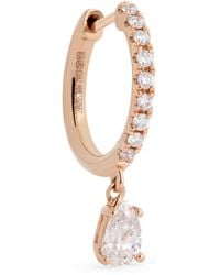 Anita Ko - And Diamond Single Huggie Earring - Lyst