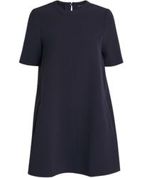 Maje - Crepe Trapeze Mini Dress - Lyst