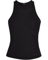 7 For All Mankind - Sleeveless Tank Top - Lyst
