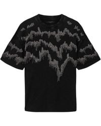 AllSaints - Embellished Maia Etta T-Shirt - Lyst