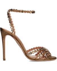Aquazzura - Leather Tequilla Sandals 105 - Lyst