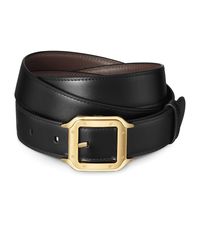 Cartier - Leather Reversible Santos De Belt - Lyst