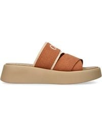Chloé - Mila Flatform Sandals 40 - Lyst