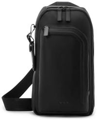 Tumi - Leather Harrison Cross-Body Bag - Lyst