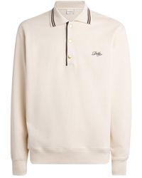 Drole de Monsieur - Cotton Pipe-Collar Polo Sweatshirt - Lyst