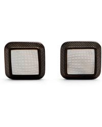 Tateossian - Spazio Square Mother-Of-Pearl Cufflinks - Lyst