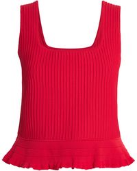 Maje - Ruffled Crop Top - Lyst