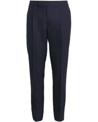 Brioni - Wool Pleated Melbourne Trousers - Lyst
