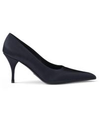 Prada - Satin Pumps 85 - Lyst