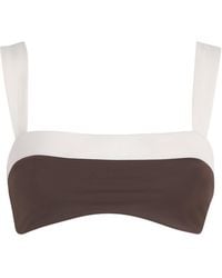 Away That Day - Square-Neck Grenada Bikini Top - Lyst