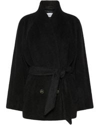 Marella - Alpaca-Virgin Wool Belted Coat - Lyst
