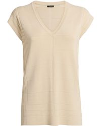 JOSEPH - Grid Knit Tank Top - Lyst